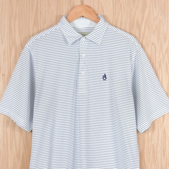 Donald Ross Aronimink Striped Golf Polo Shirt - Picture 2 of 9